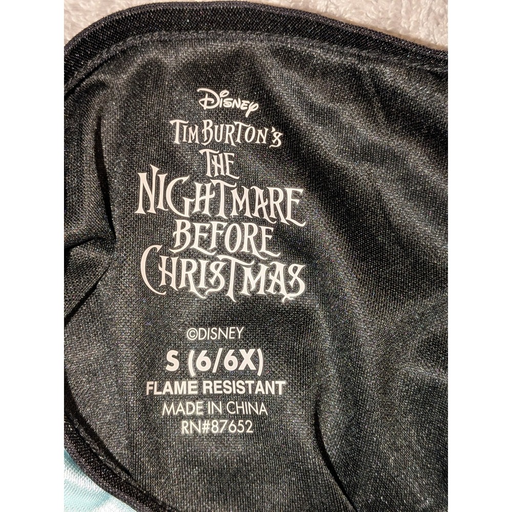 Disney Nightmare Before Christmas Sally Dress Girls Size‎ S (6/6X) Costume NWT - Picture 6 of 6